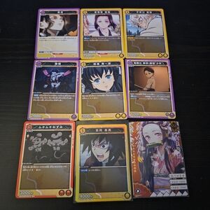 Anime Demon Slayer Japanese Trading Card Set with Nezuko SSR